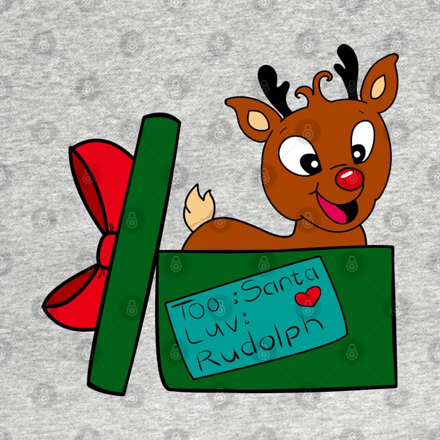 Too Santa, Luv Rudolph by DitzyDonutsDesigns